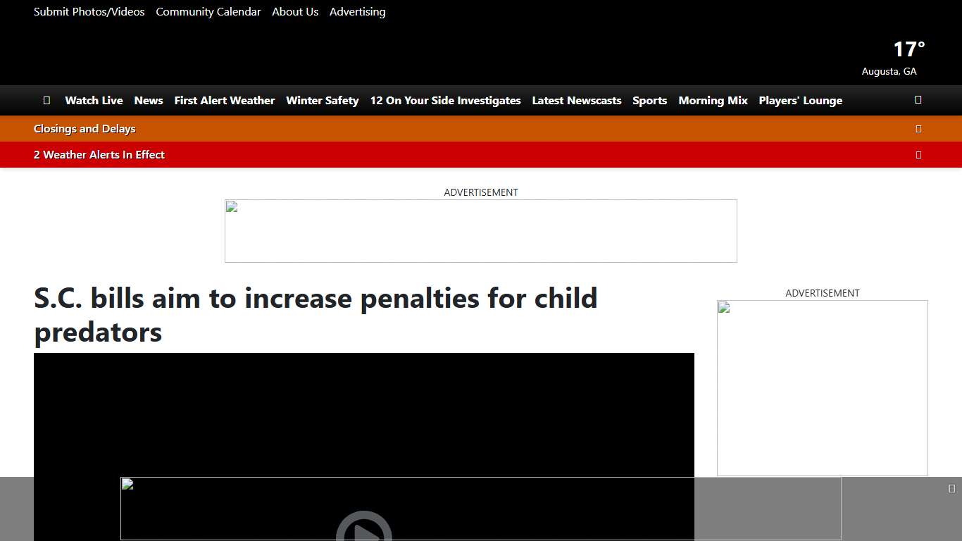 S.C. bills aim to increase penalties for child predators